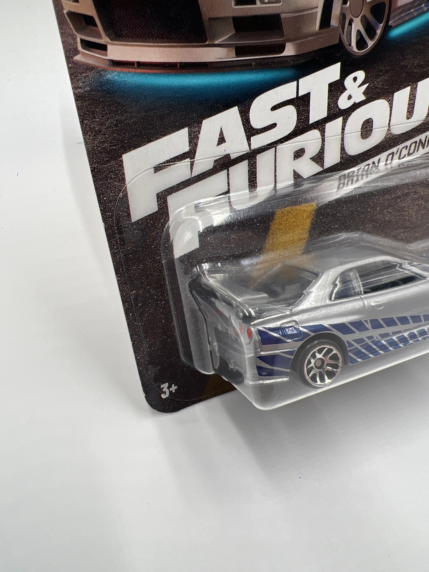 Hot Wheels Silver Series Fast & Furious Brian O’Conner #3 Nissan Skyline GT-R BNR34 Silver W/Protector