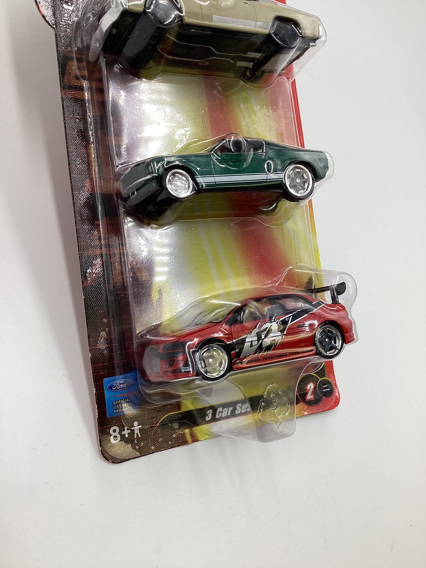 Joyride The Fast and Furious Series 1 RC2 2005 Mitsubishi Lancer Evolution VIII - 1967 Ford Mustang - 1970 Chevy Monte Carlo VHTF