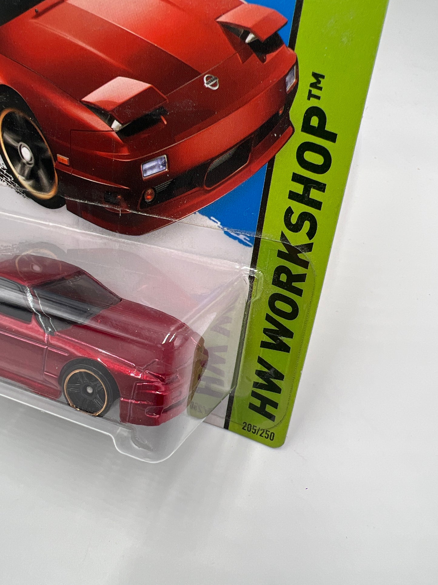 2015 Hot Wheels Workshop #205 96 Nissan 180SX Type X Red 83B