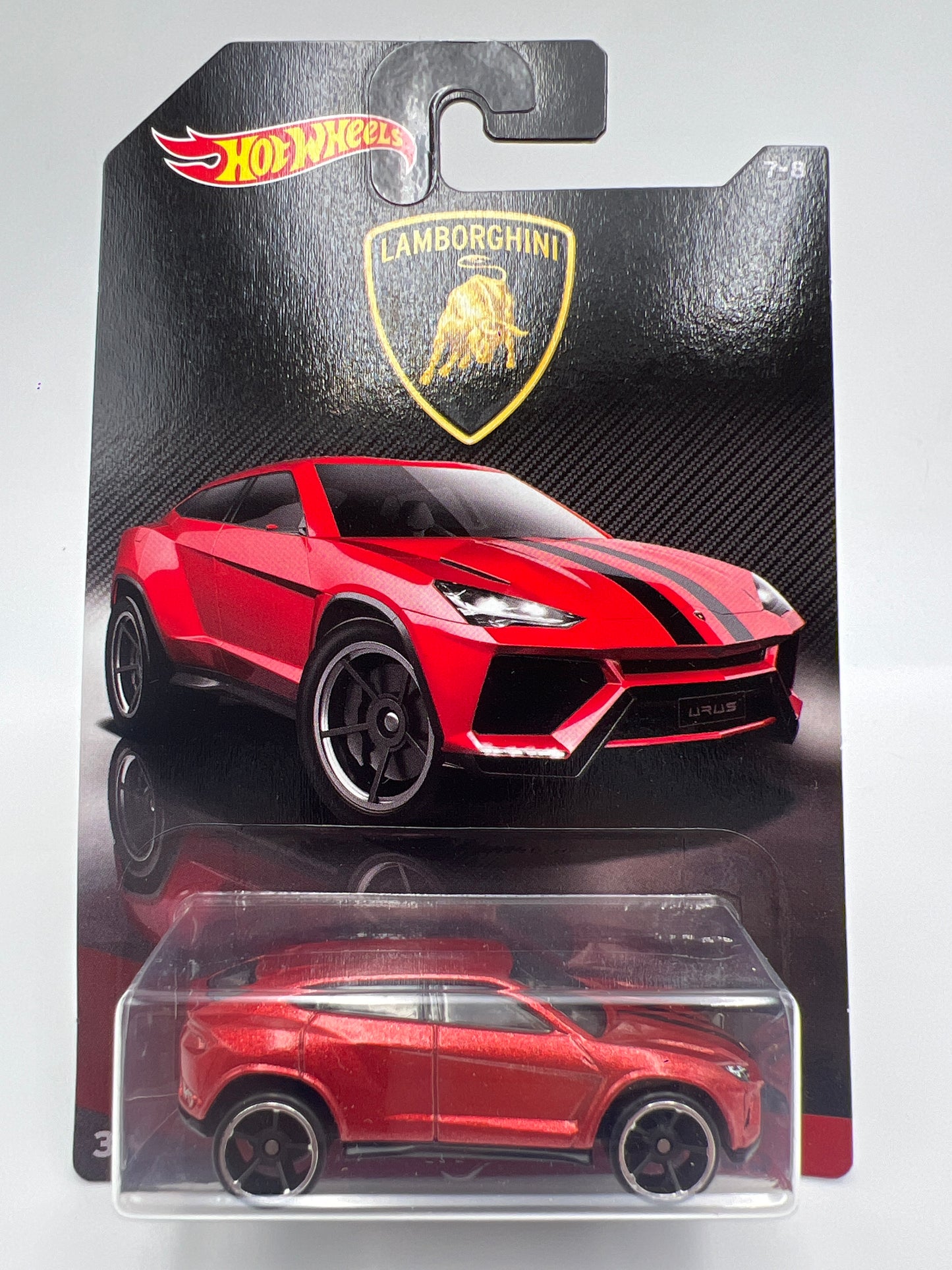 Hot Wheels Lamborghini Series #7 Lamborghini Urus Red 157G