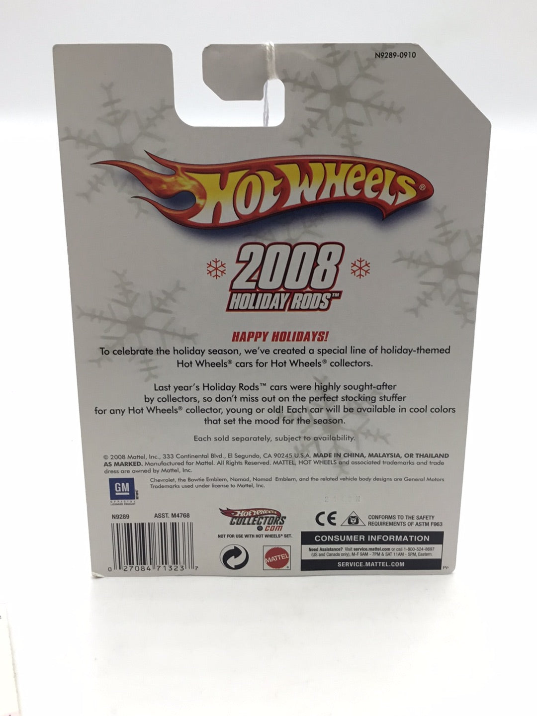Hot wheels 2008 holiday rods #4 Chevy Nomad real riders NN1