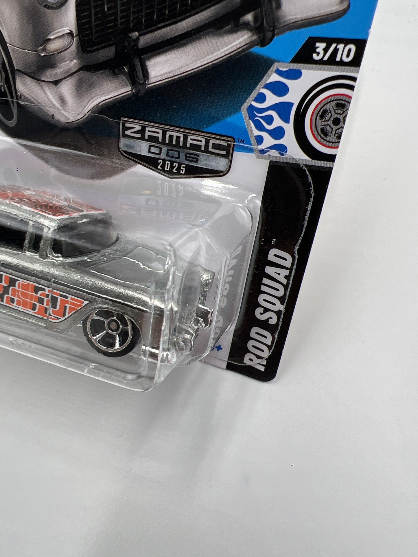 2025 Hot Wheels H Case Walmart Exclusive Zamac #6 Rod Squad #45 55 Chevy 146A