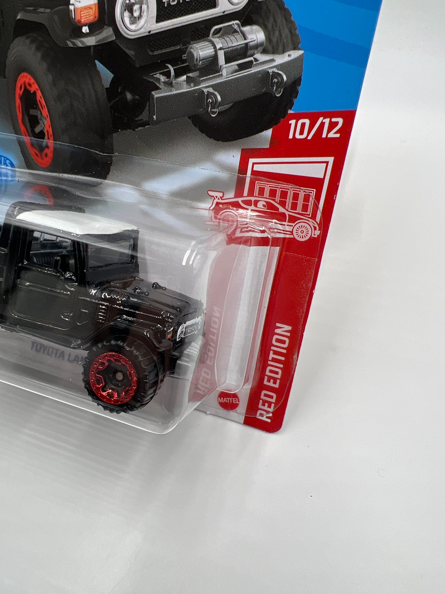 2021 Hot Wheels Target Exclusive Red Edition #202 Toyota Land Cruiser Black 143A