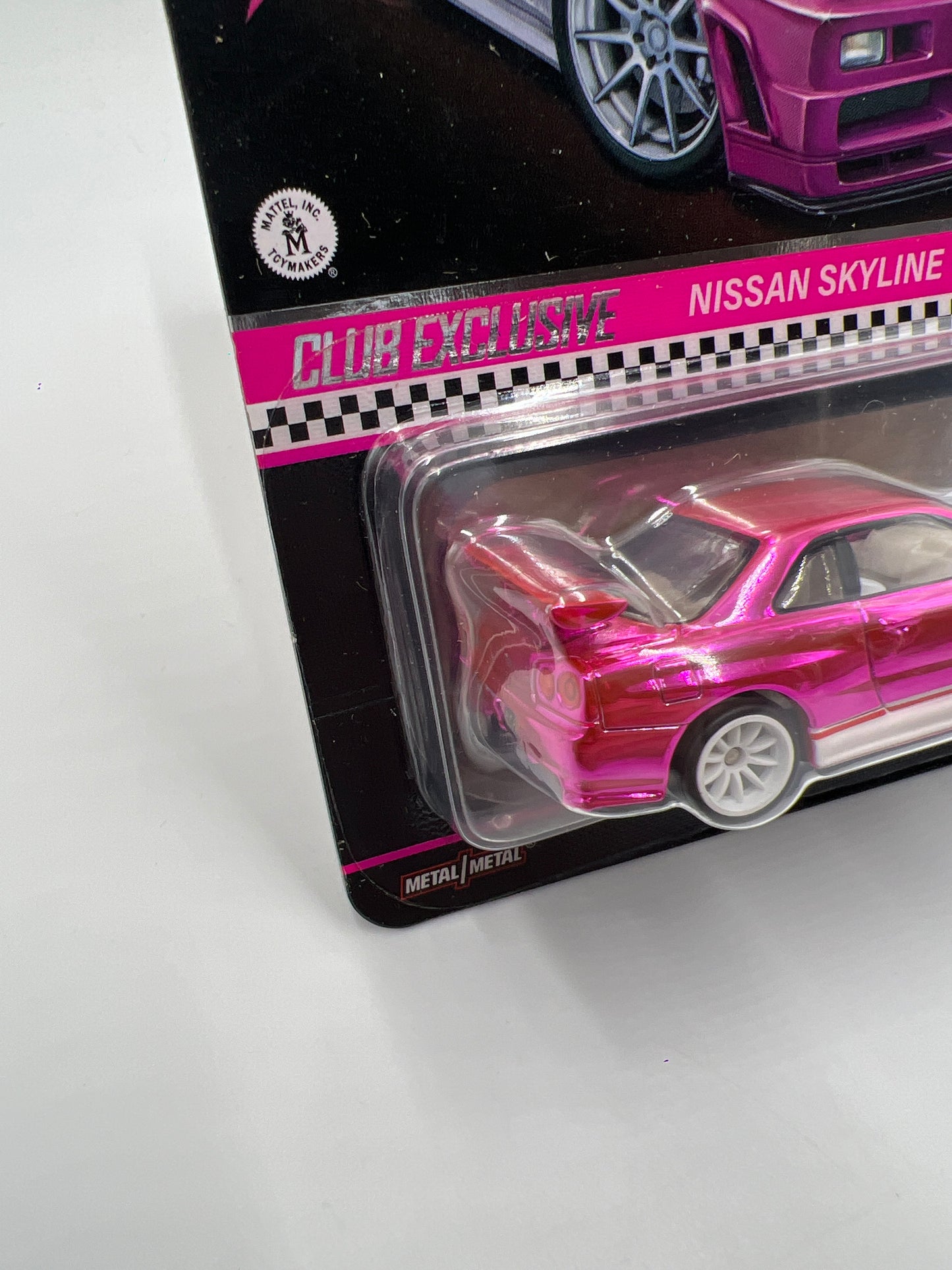 2023 Hot Wheels RLC Club Exclusive Nissan Skyline GT-R BNR34 Pink W/Protector
