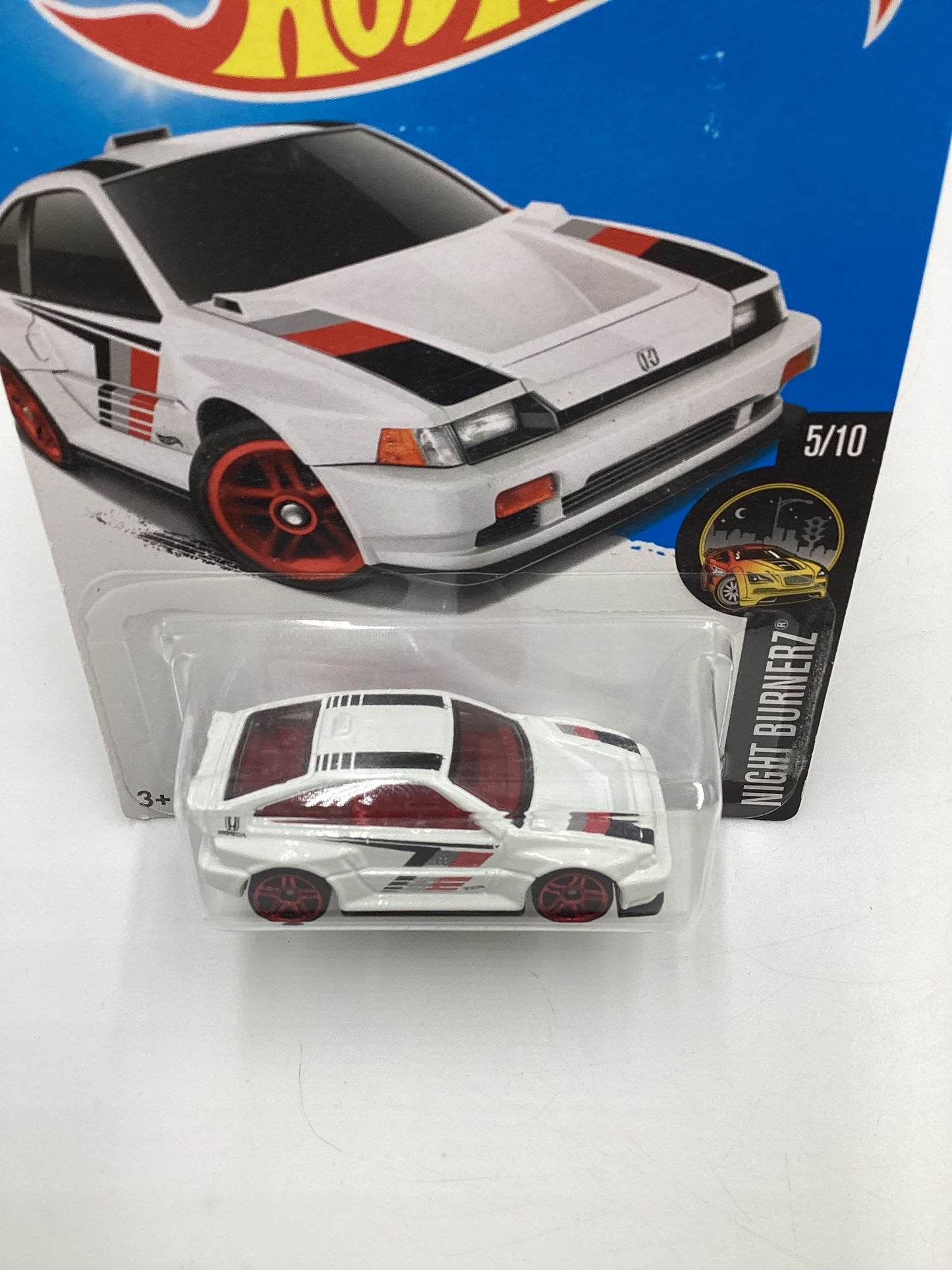 2016 Hot Wheels #85 1985 Honda CR-X White 78G