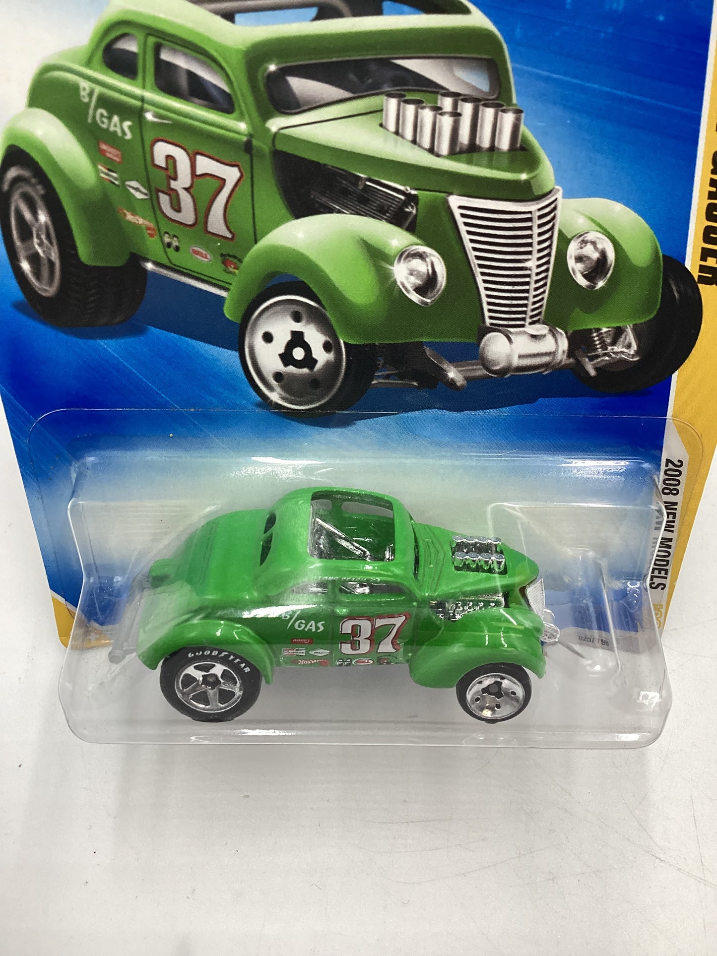 2008 Hot Wheels New Models #25 Pass N Gasser Green 56E