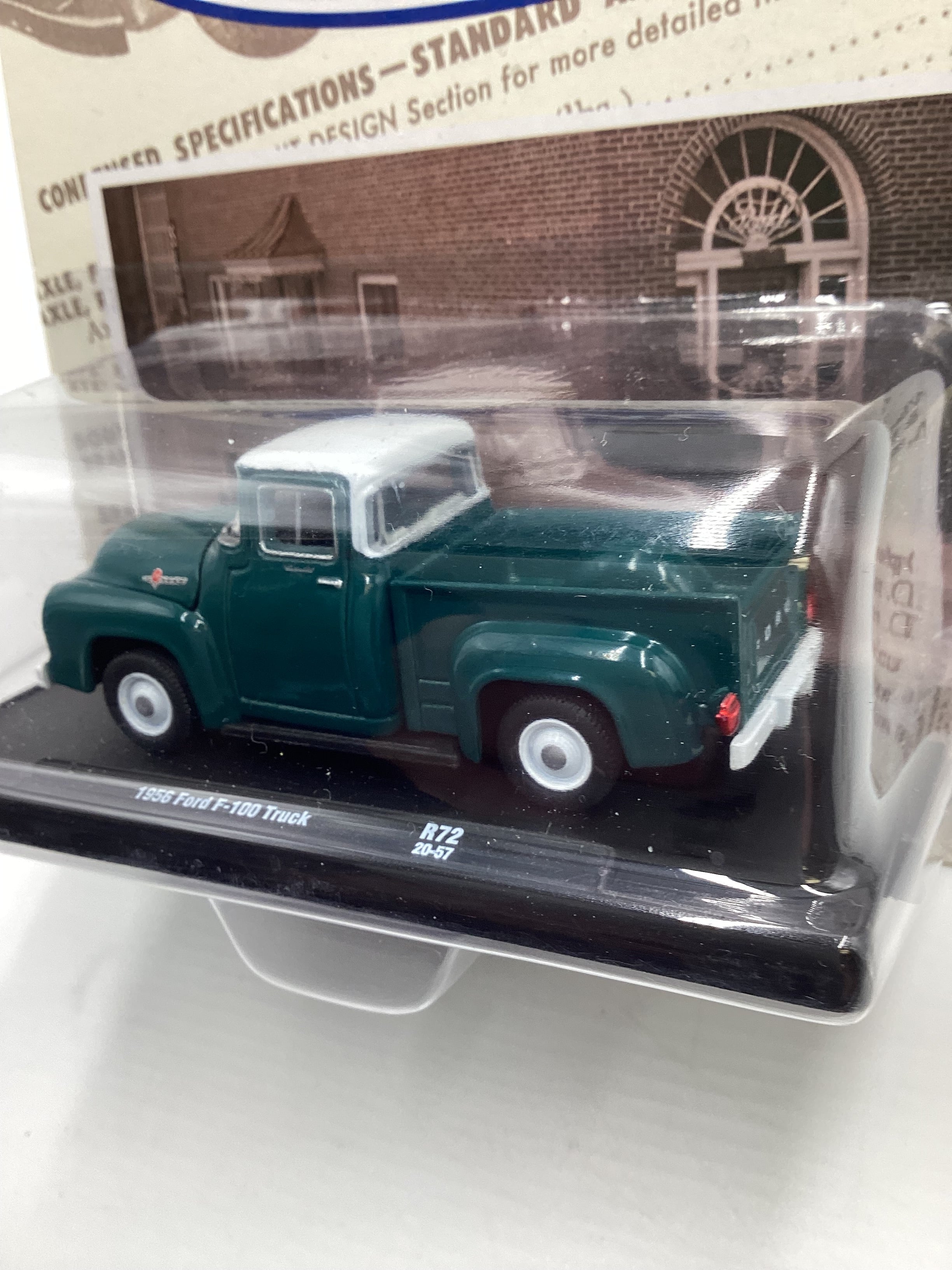 M2 Machines Auto Driver Ford 1956 Ford F-100 Truck Forest Green