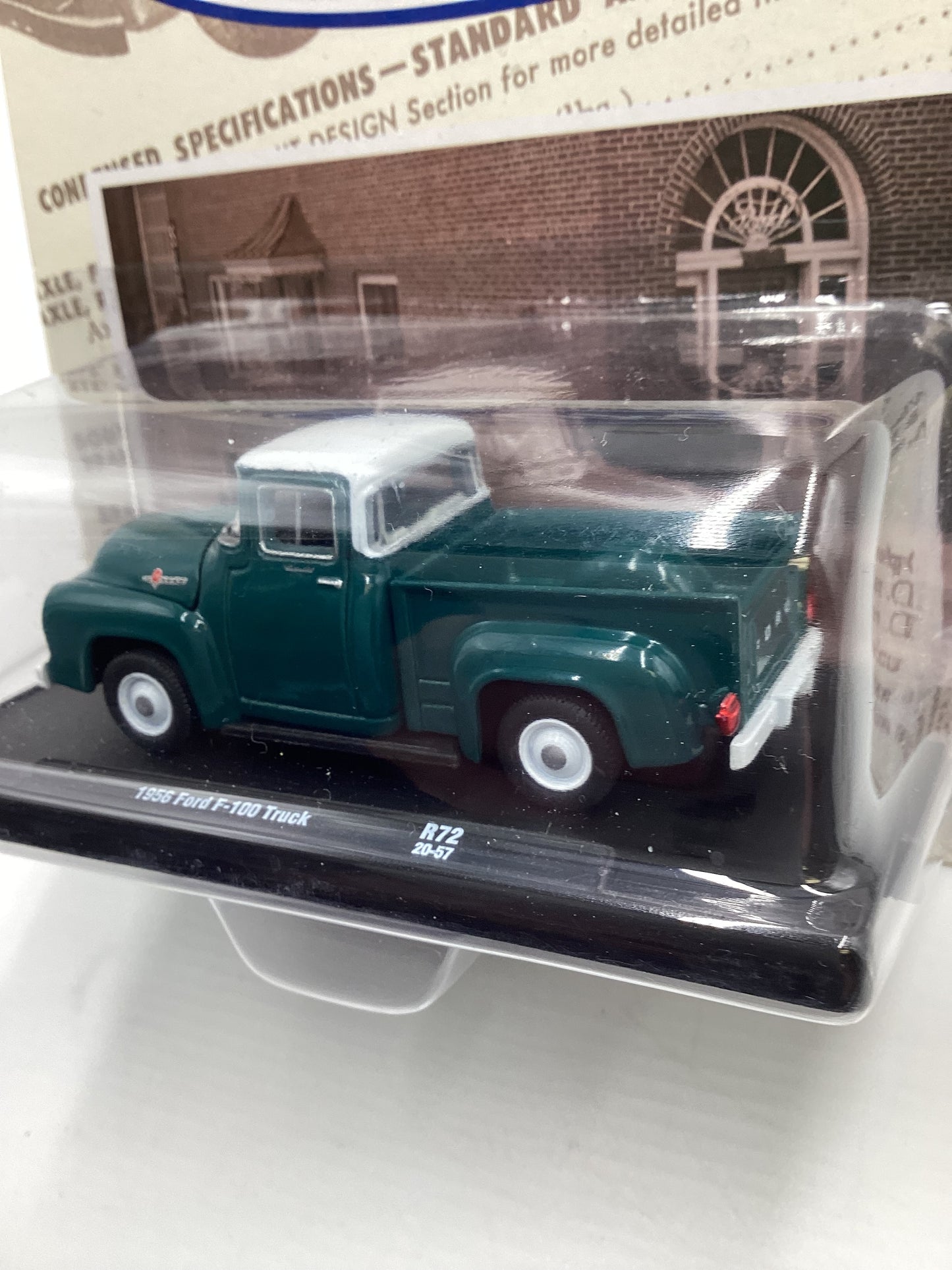 M2 Machines Auto Driver Ford 1956 Ford F-100 Truck Forest Green R72 190B