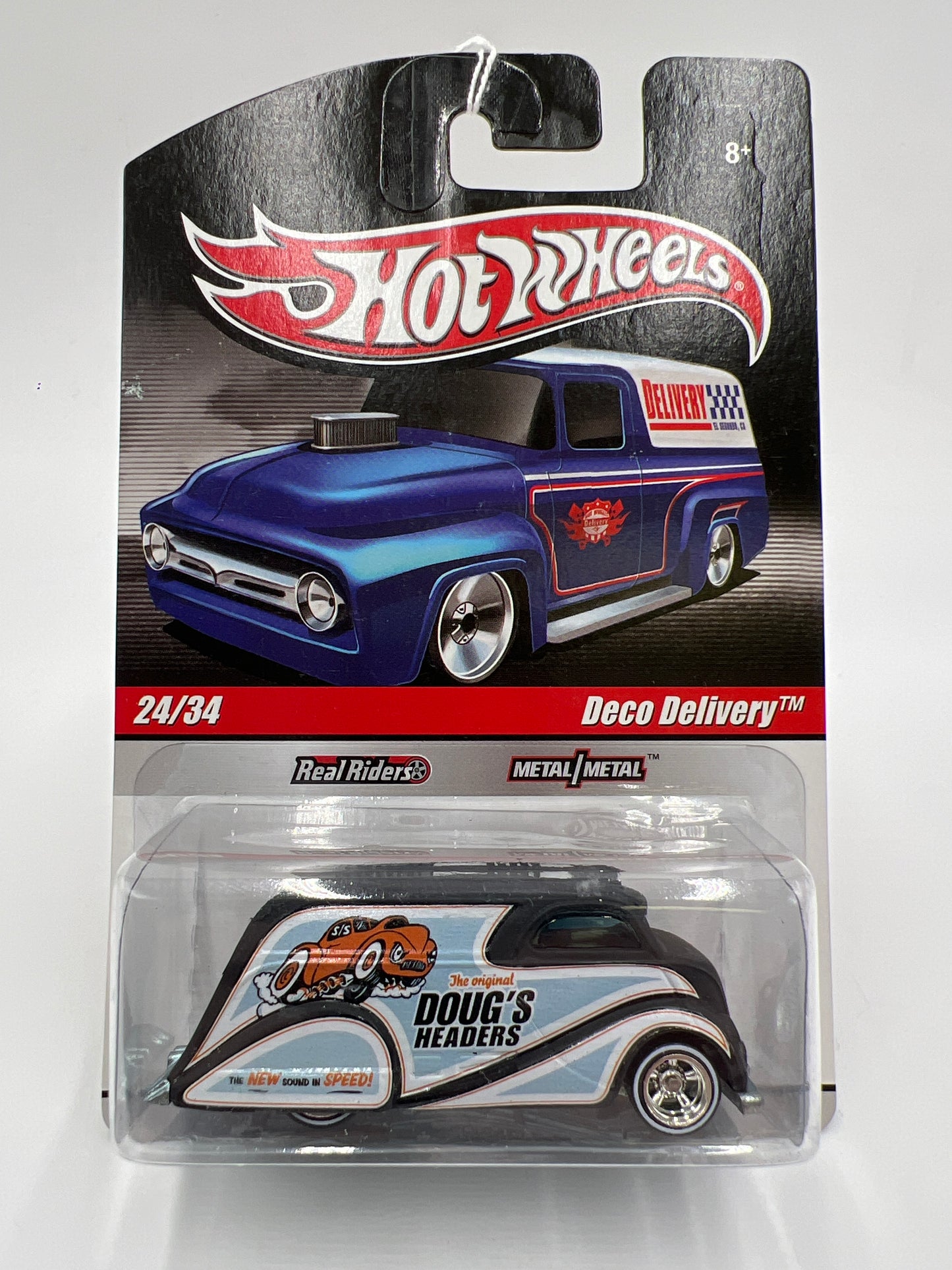 Hot Wheels Slick Rides #24 Deco Delivery Dougs Headers 243i