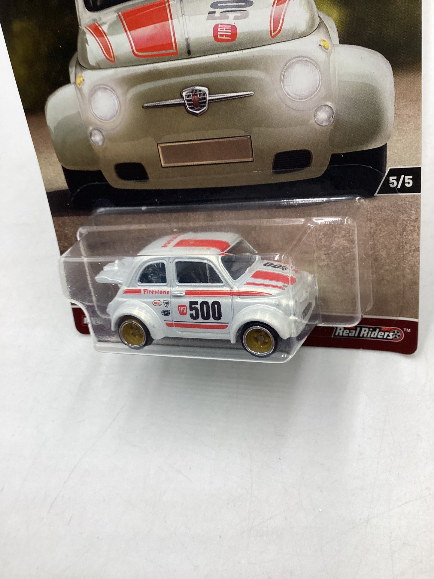 Hot Wheels Air Cooled 5/5 60s Fiat 500D Modificado 244M