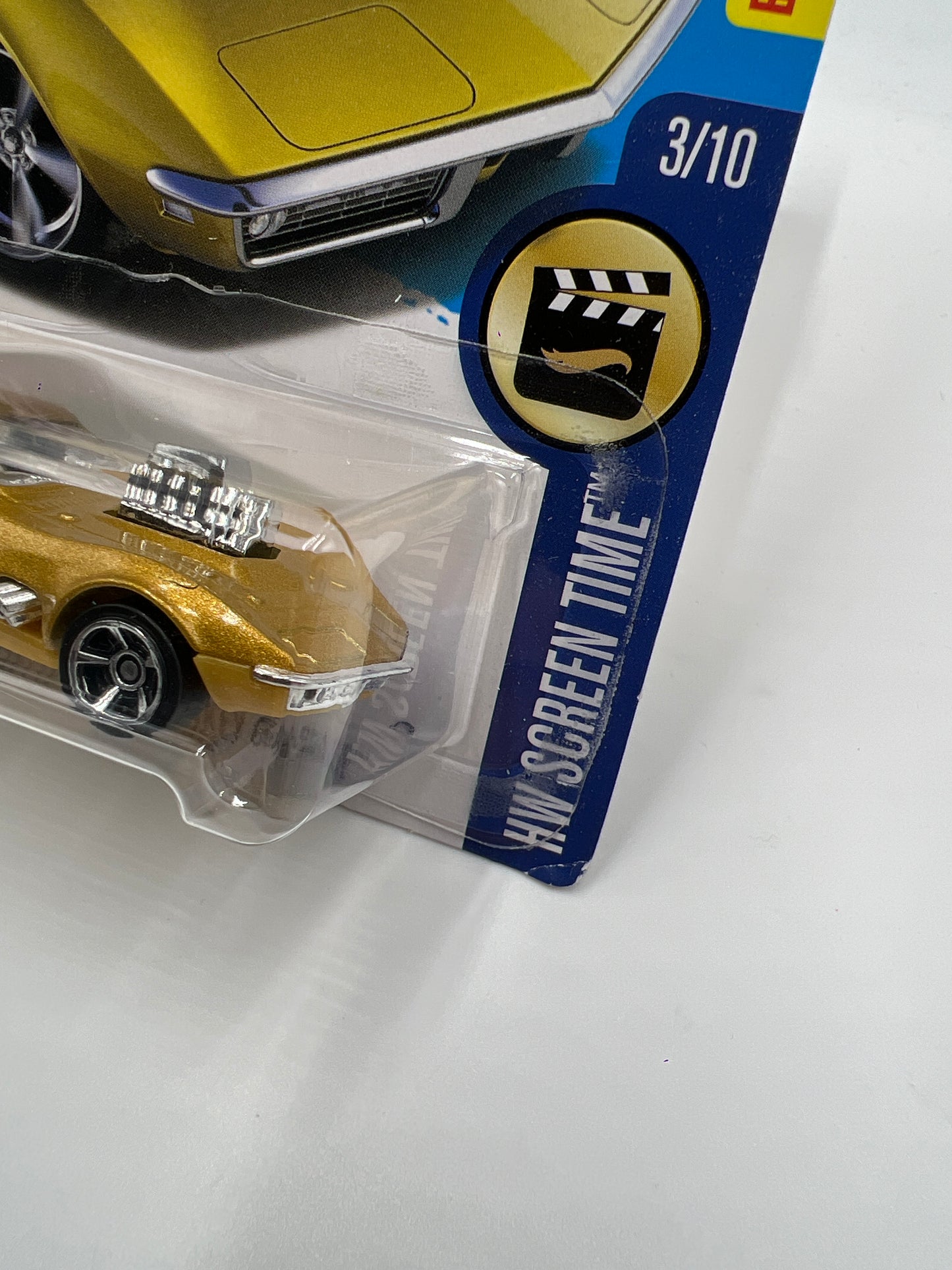 2017 Hot Wheels HW Screen Time #99 68 Corvette Gas Monkey Garage Gold 12G