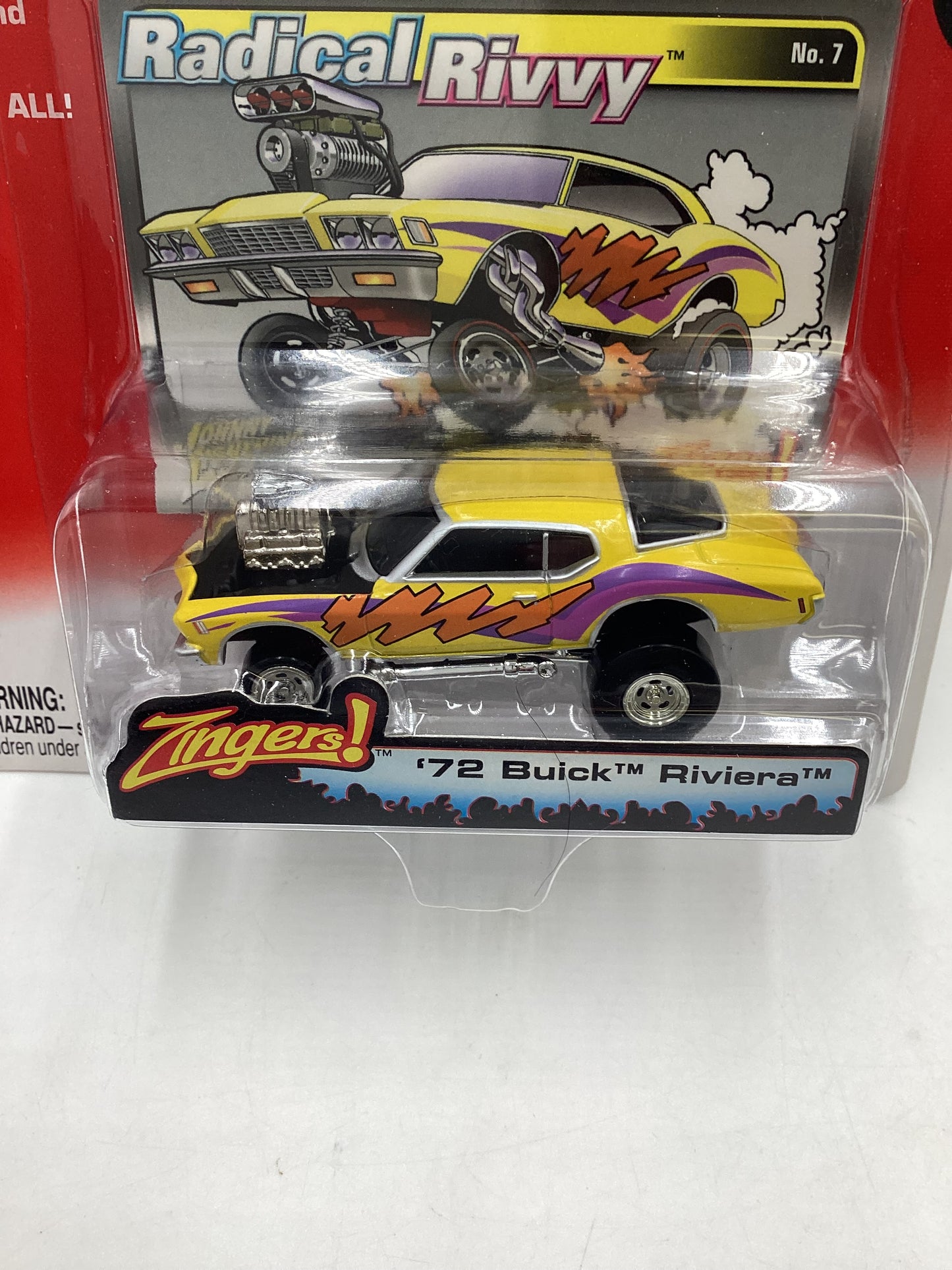 Johnny lightning Street freaks zingers #7 72 Buick Riviera Radical Rivvy 220C