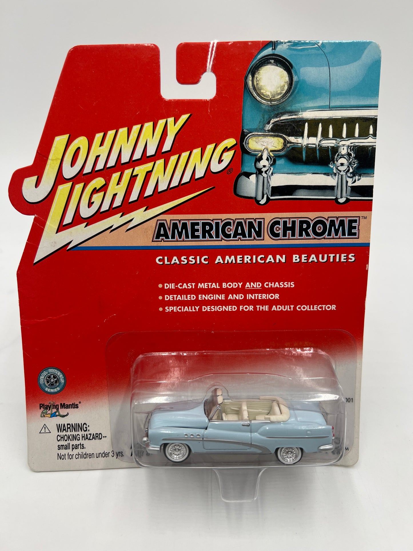 Johnny Lightning American Chrome 1953 Buick Super Light Blue *Veins* 220C