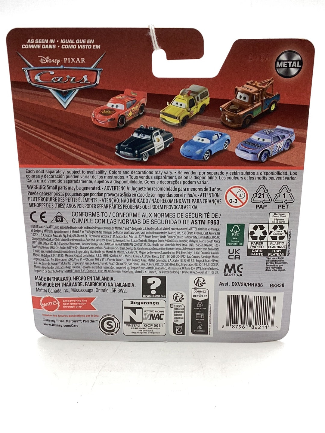 Disney Pixar Cars Ponchy Wipeout 136F