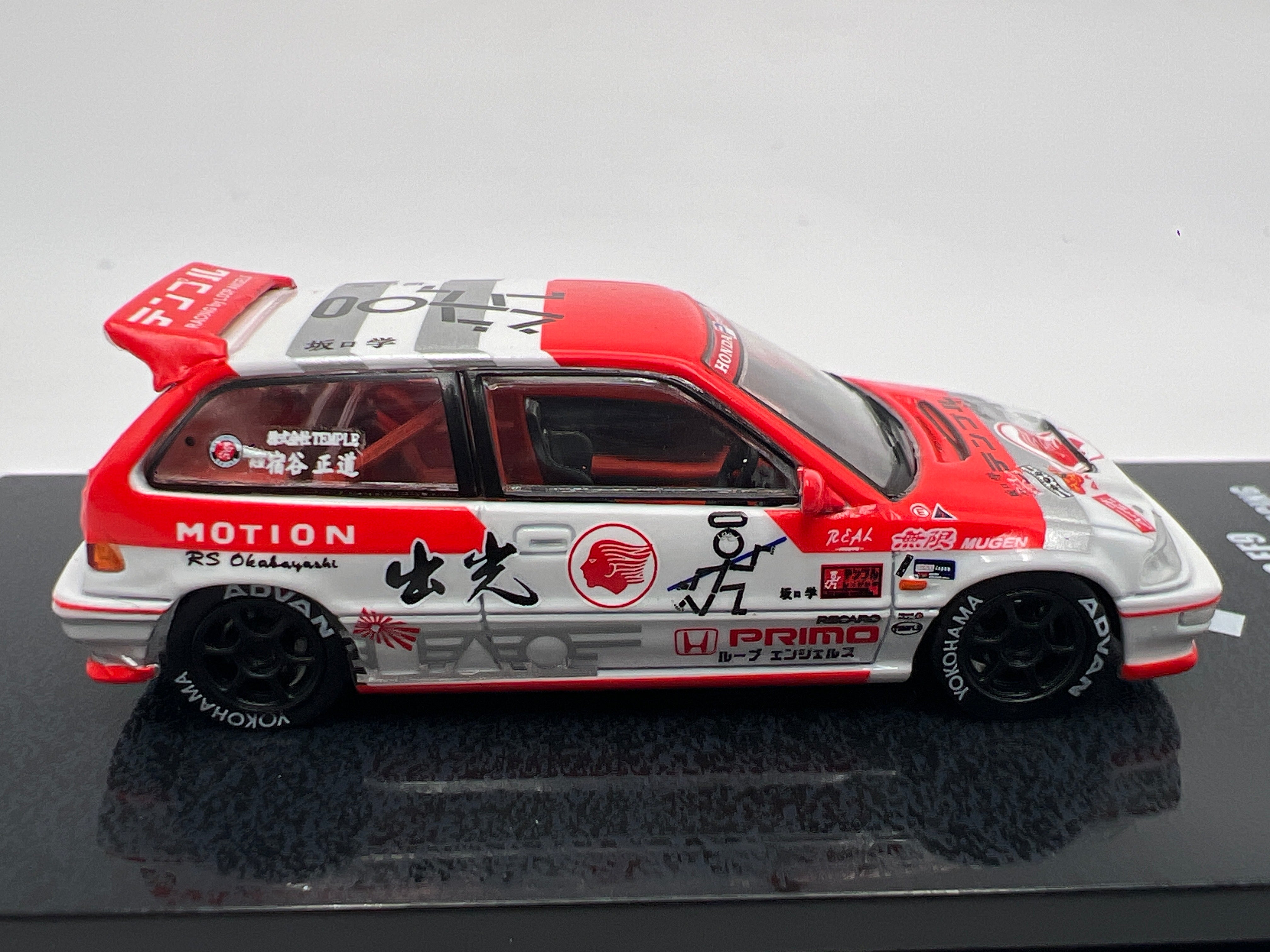 イノモデル　inno64 IDEMITSU HONDA CIVIC EF9 出光 Inno64 1/64 JDM Collection Honda Civic EF9 Idemitsu Motion Temple