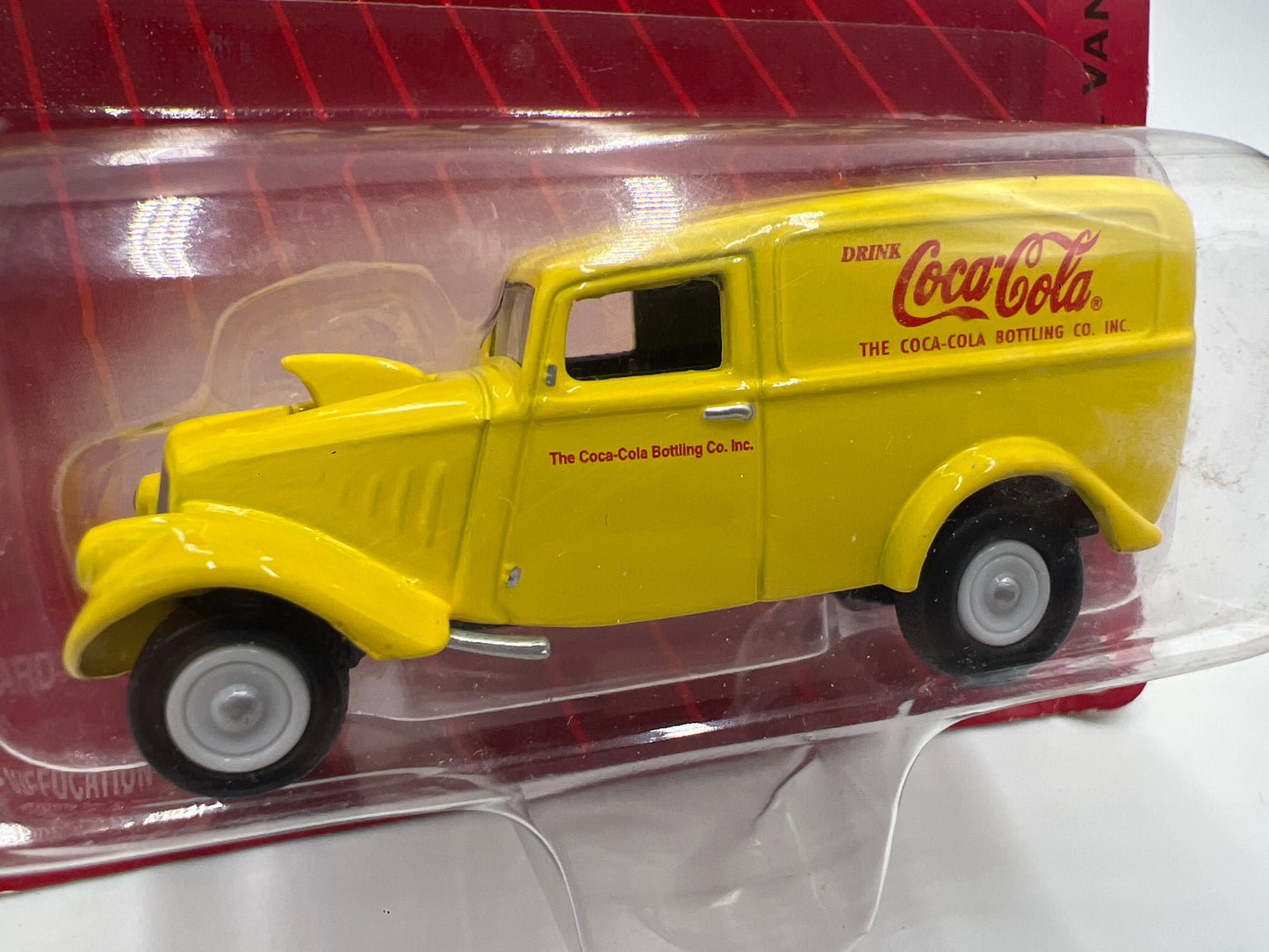 Johnny Lightning Coca Cola Delivery Vehicles #11 1933 Willys Panel Van Yellow 220D