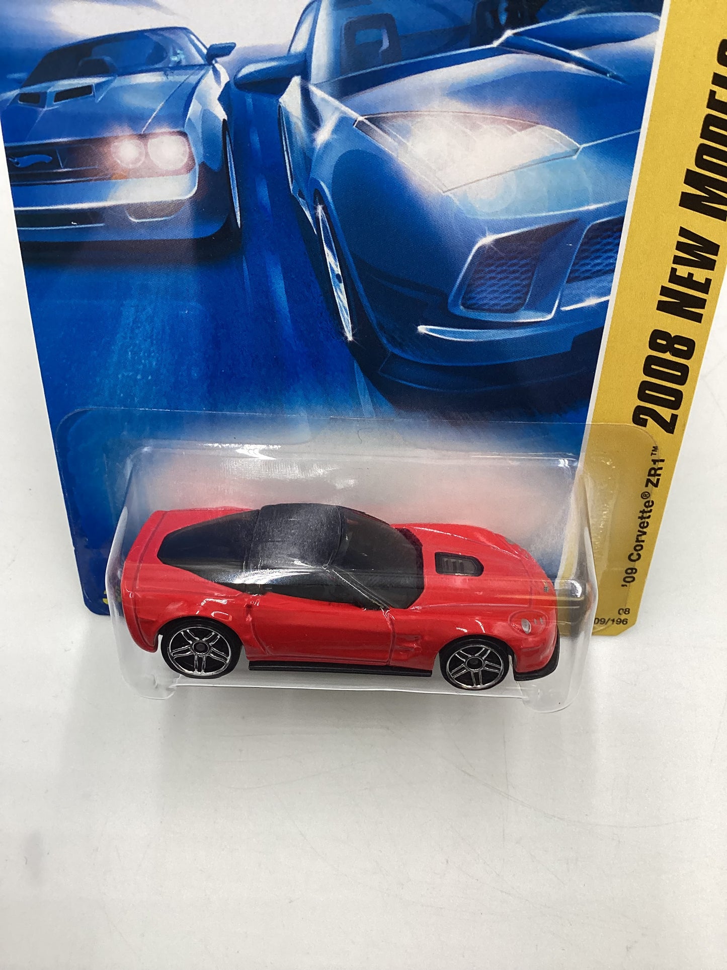 2008 Hot Wheels New Models #9 09 Corvette ZR1 Red 2A