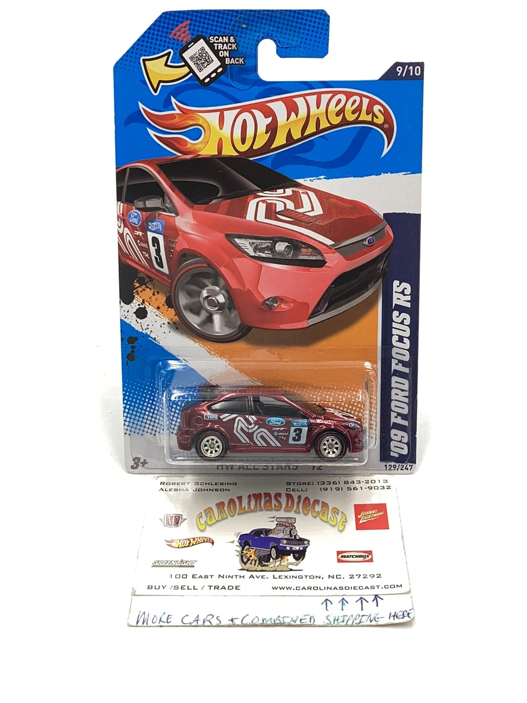 2012 hot wheels super treasure hunt #129 09 Ford Focus RS