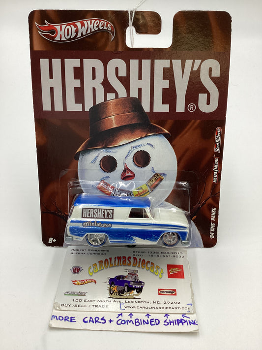 Hot wheels Premium Hersheys 64 GMC Panel White/Blue 269H