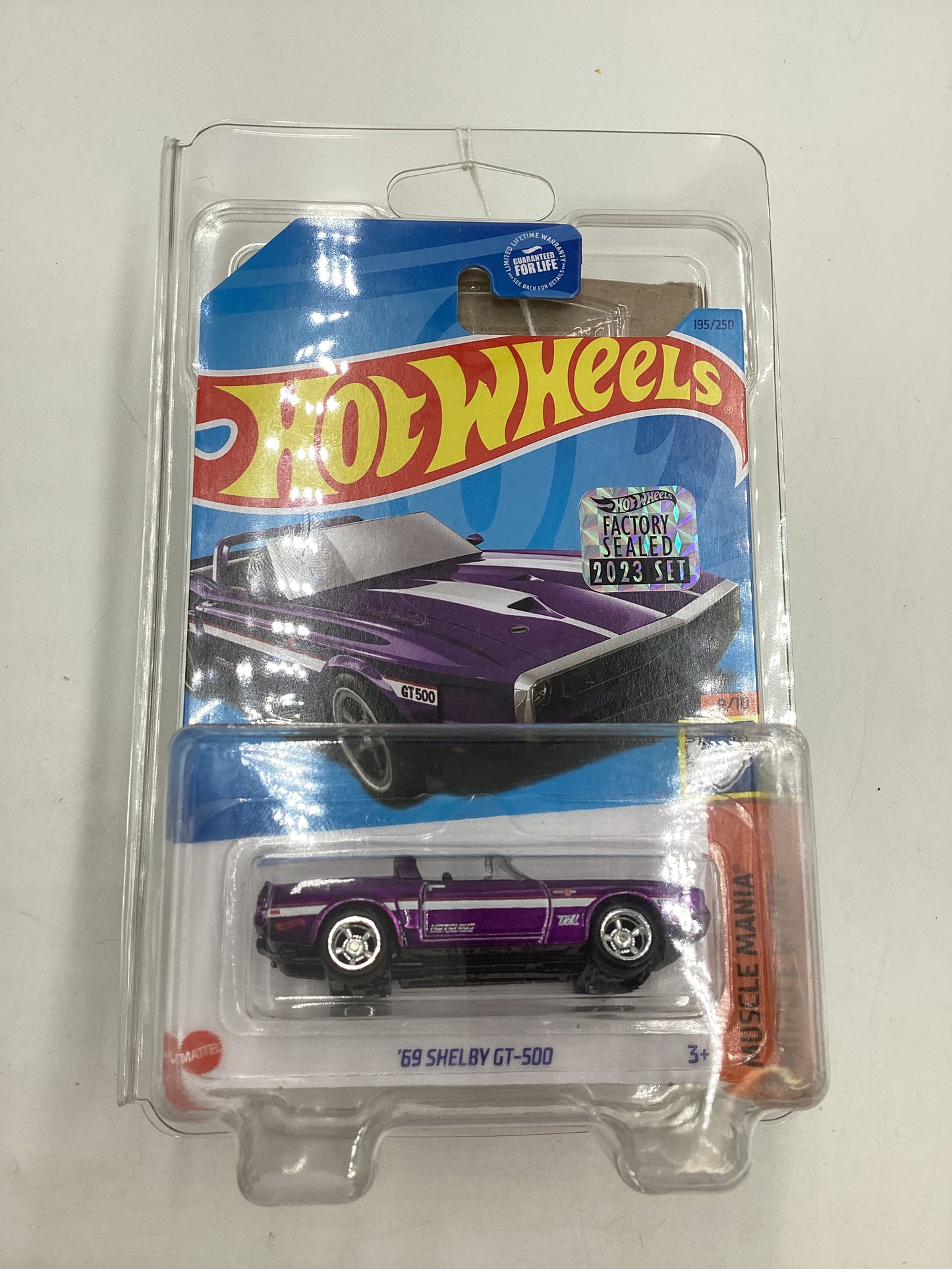 2023 Hot Wheels Super treasure hunt 1/1250 69 Shelby GT- 500 Factory Sealed W/Protector