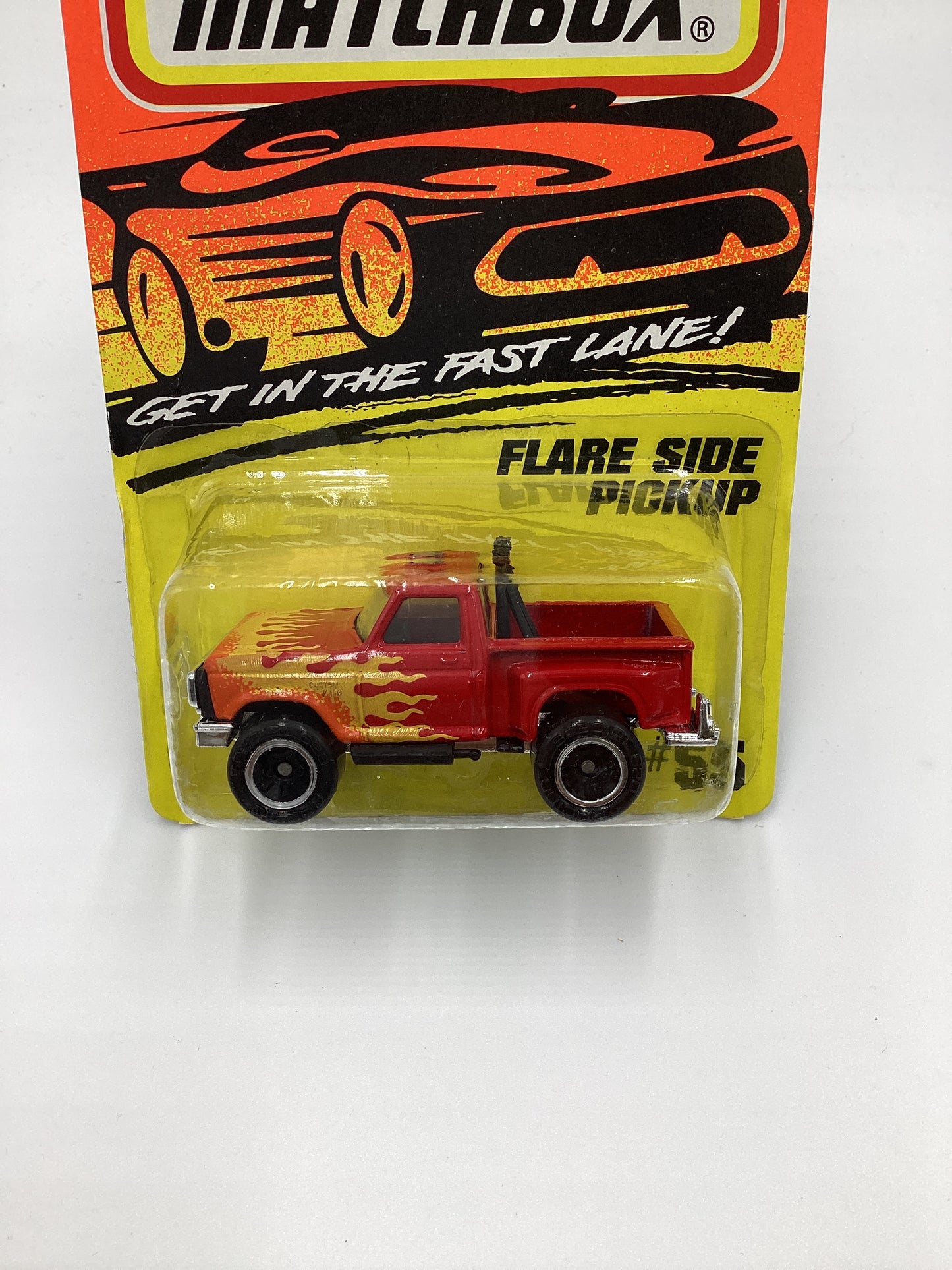 Matchbox Get In The Fast Lane #55 Flare Side Pickup Red 206B