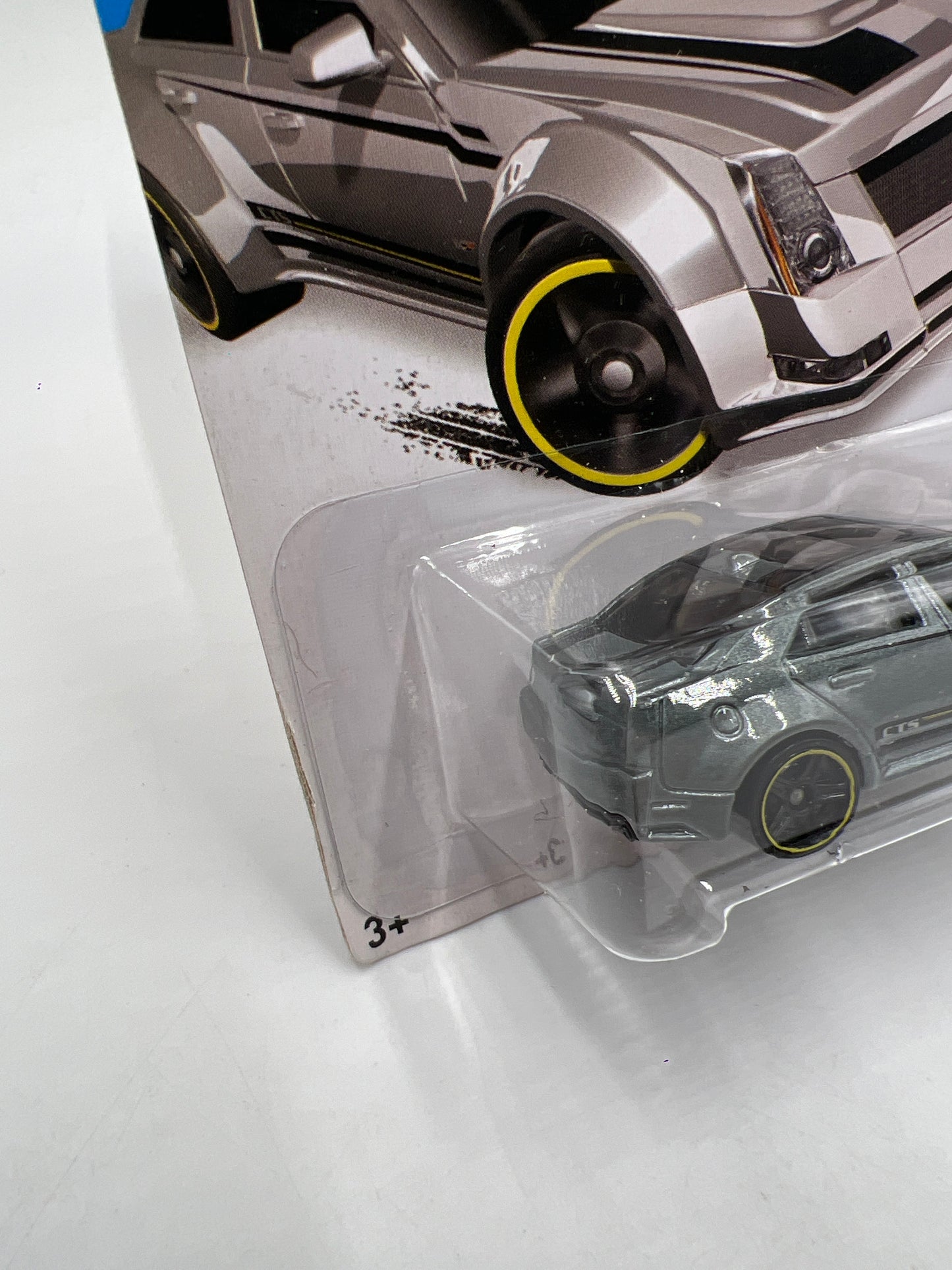 2013 Hot Wheels Kmart Exclusive #152 Cadillac CTS-V Silver 239F