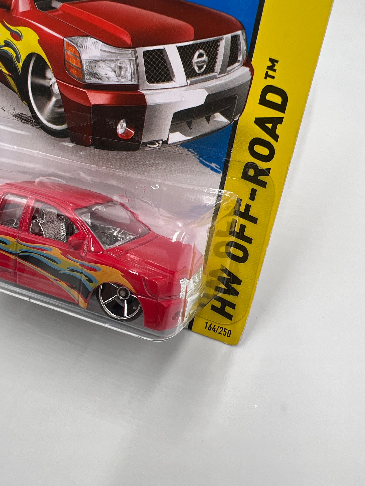2013 Hot Wheels Kmart Exclusive #164 Nissan Titan Red