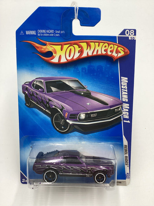 2009 Hot Wheels #144 Mustang Mach 1 Purple 22B