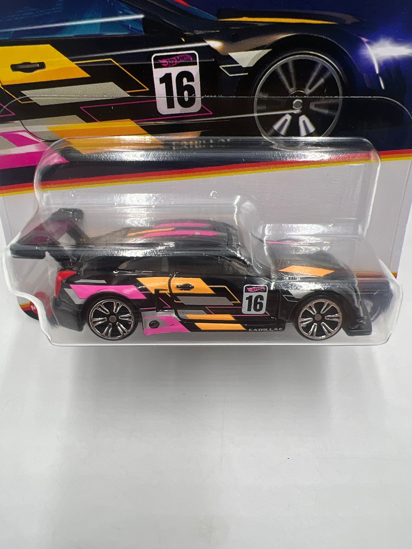 2024 Hot Wheels Neon Speeders 8/8 16 Cadillac ATS-V R 160S