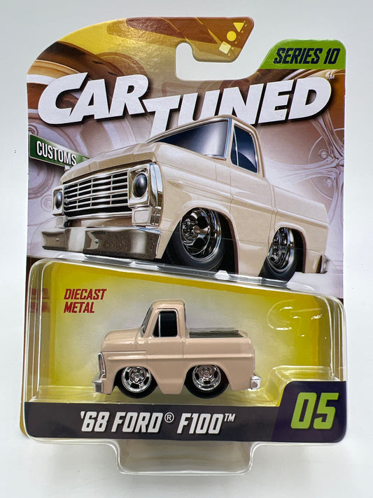 MGA Car Tuned Mainline Series 10 #5 68 Ford F100 Beige/Tan