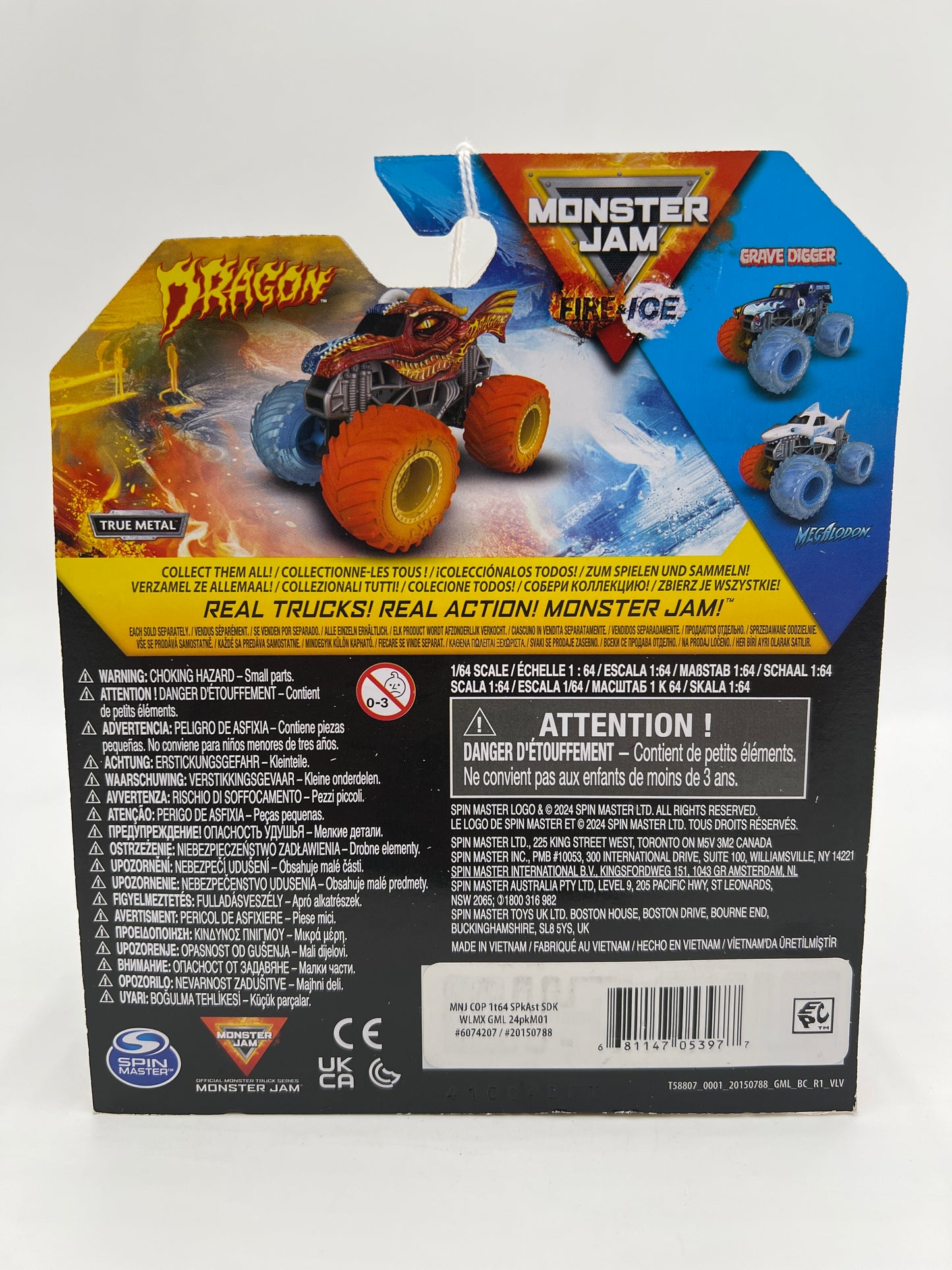 Monster Jam Fire & Ice Walmart Exclusive Dragon