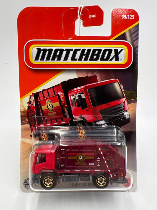 2025 Matchbox #99 Garbage King Red 215D