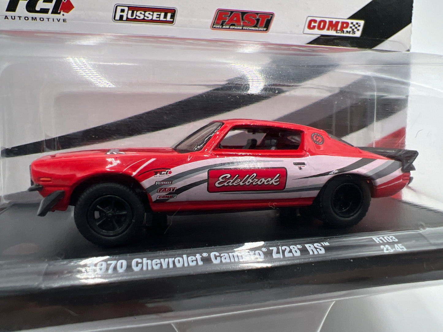 M2 Machines Auto-Drivers 1970 Chevrolet Camaro Z/28 RS Red/White Edelbrock Red/White R103