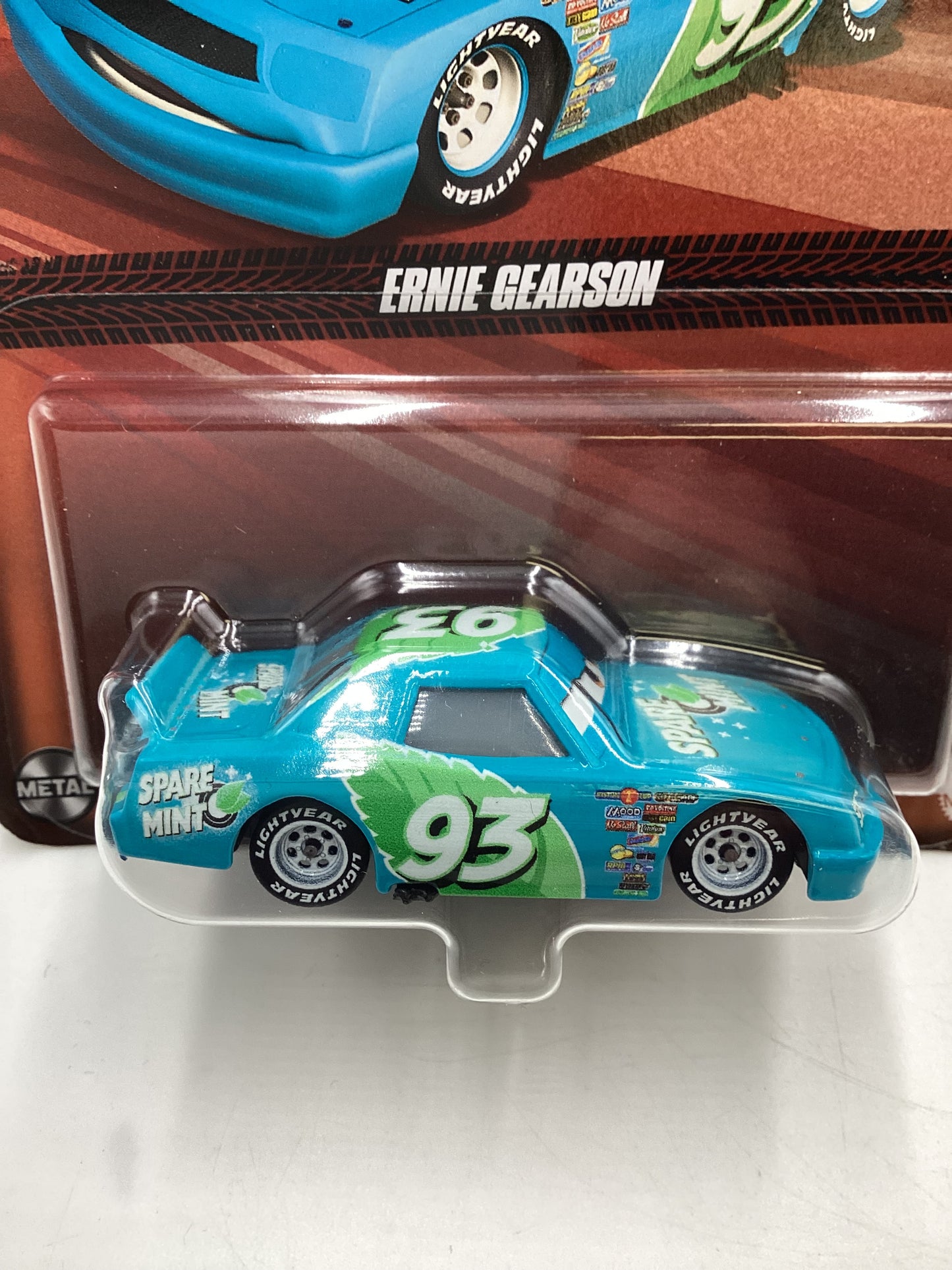 2024 Pixar Cars Ernie Gearson #93 Spare Mint 137G