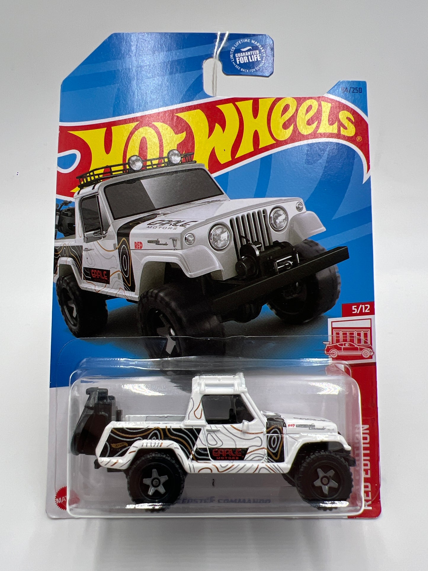2023 Hot Wheels Target Exclusive Red Edition #94 67 Jeepster Commando White