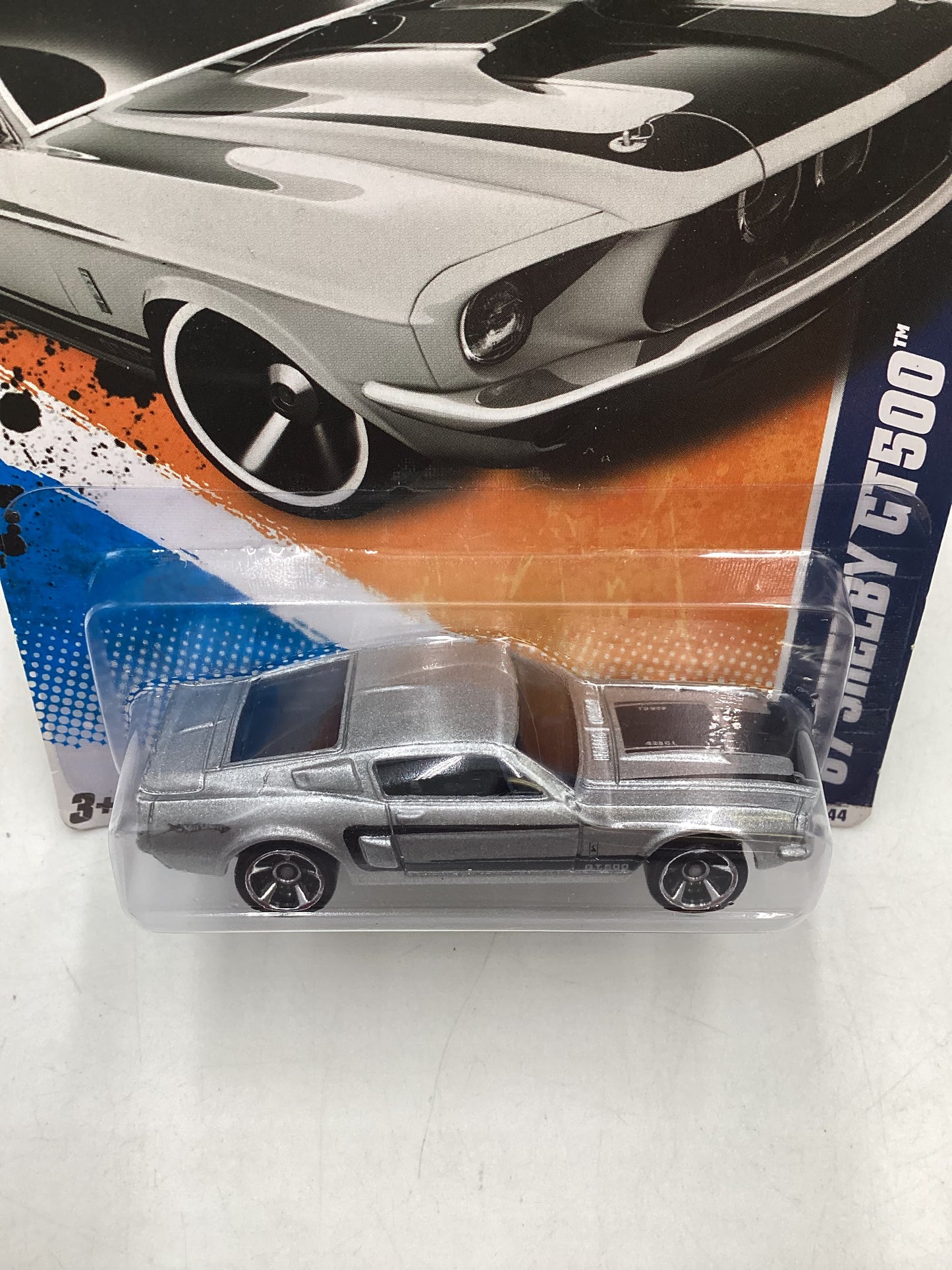 2011 Hot Wheels #101 67 Shelby GT 500 Silver Walmart Exclusive 237F