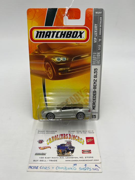 Matchbox VIP Luxury #35 Mercedes-Benz SL55 Silver 216P