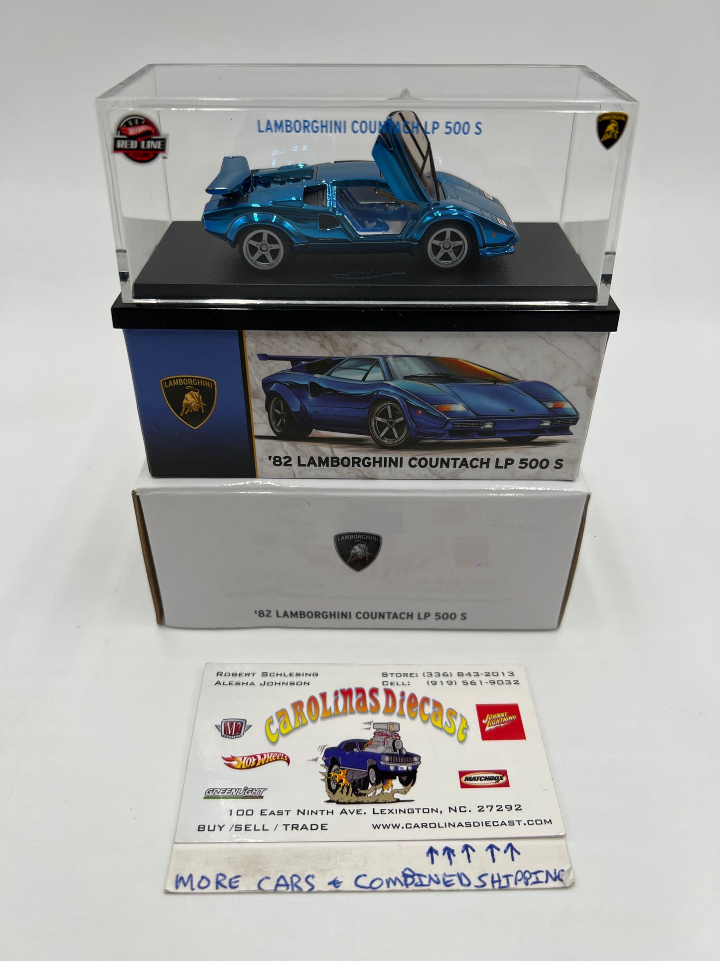 2022 Hot Wheels RLC sELECTIONs 82 Lamborghini Countach LP 500 S Blue