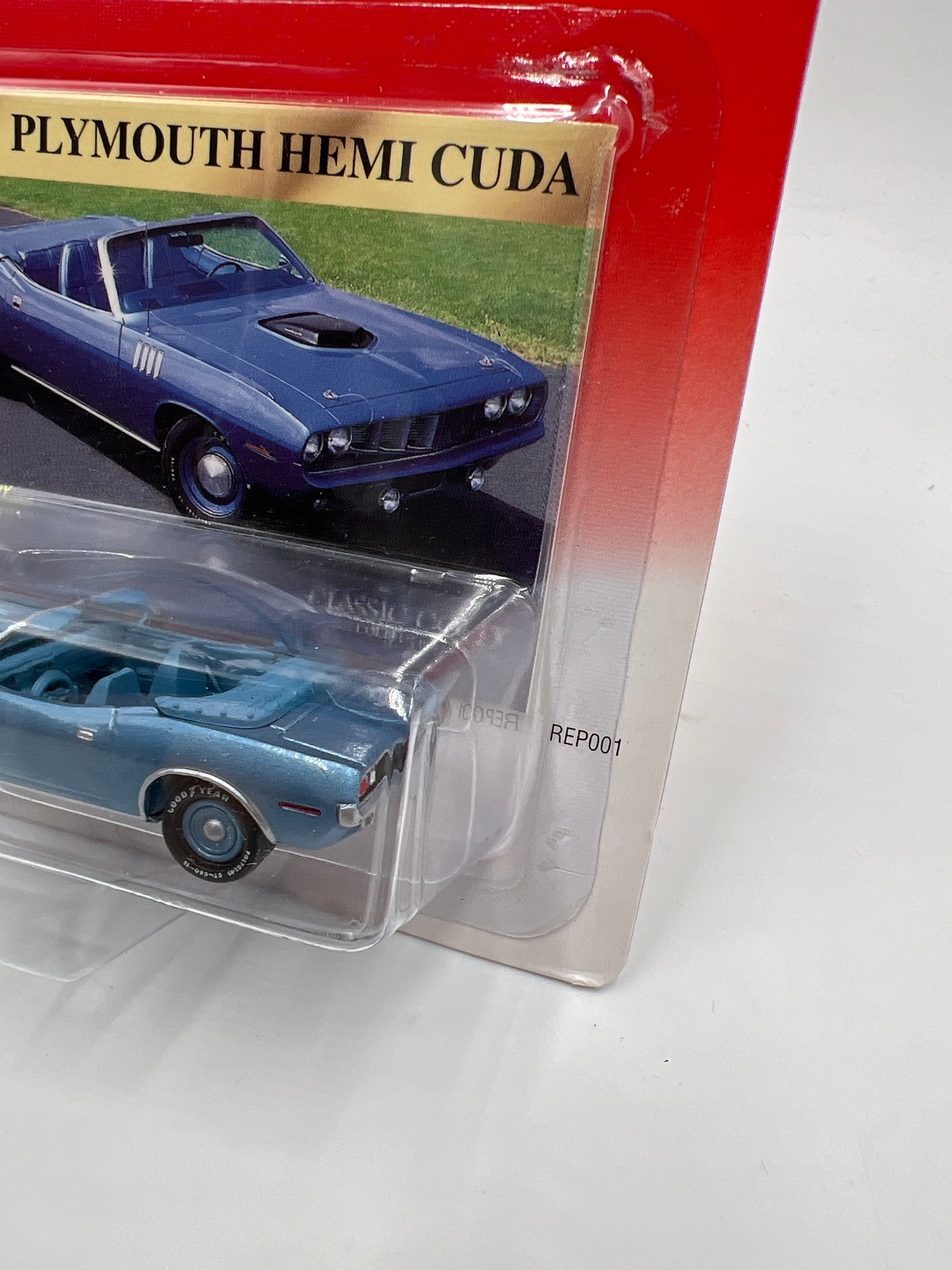 Johnny Lightning Classic Gold Collection 1971 Plymouth Hemi Cuda Blue 219C