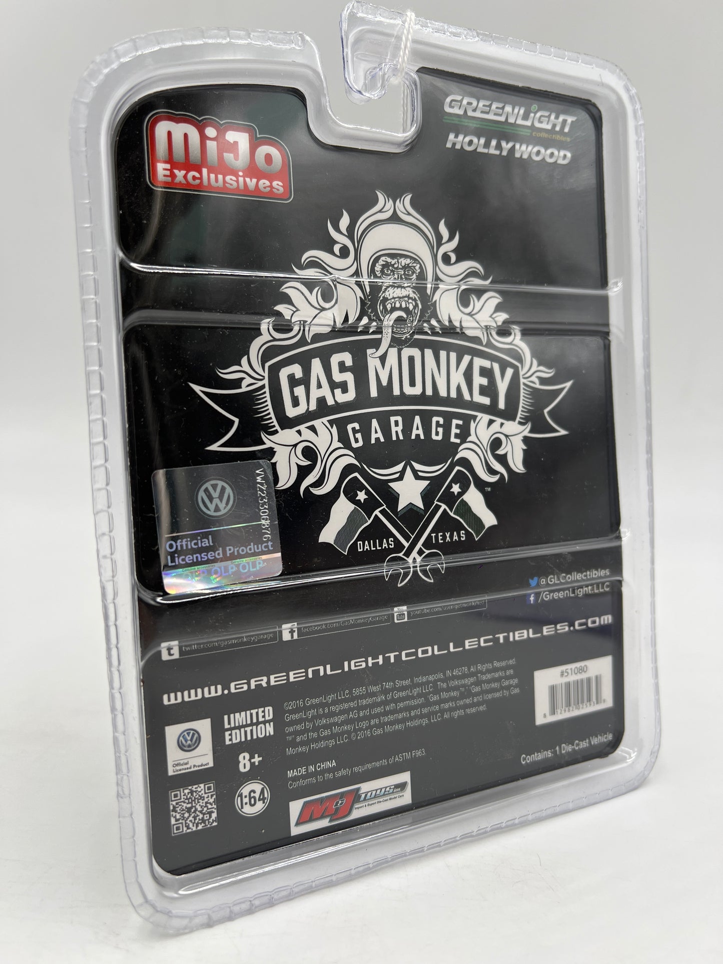 Greenlight Hollywood Mijo Exclusives Gas Monkey Garage Volkswagen Beetle