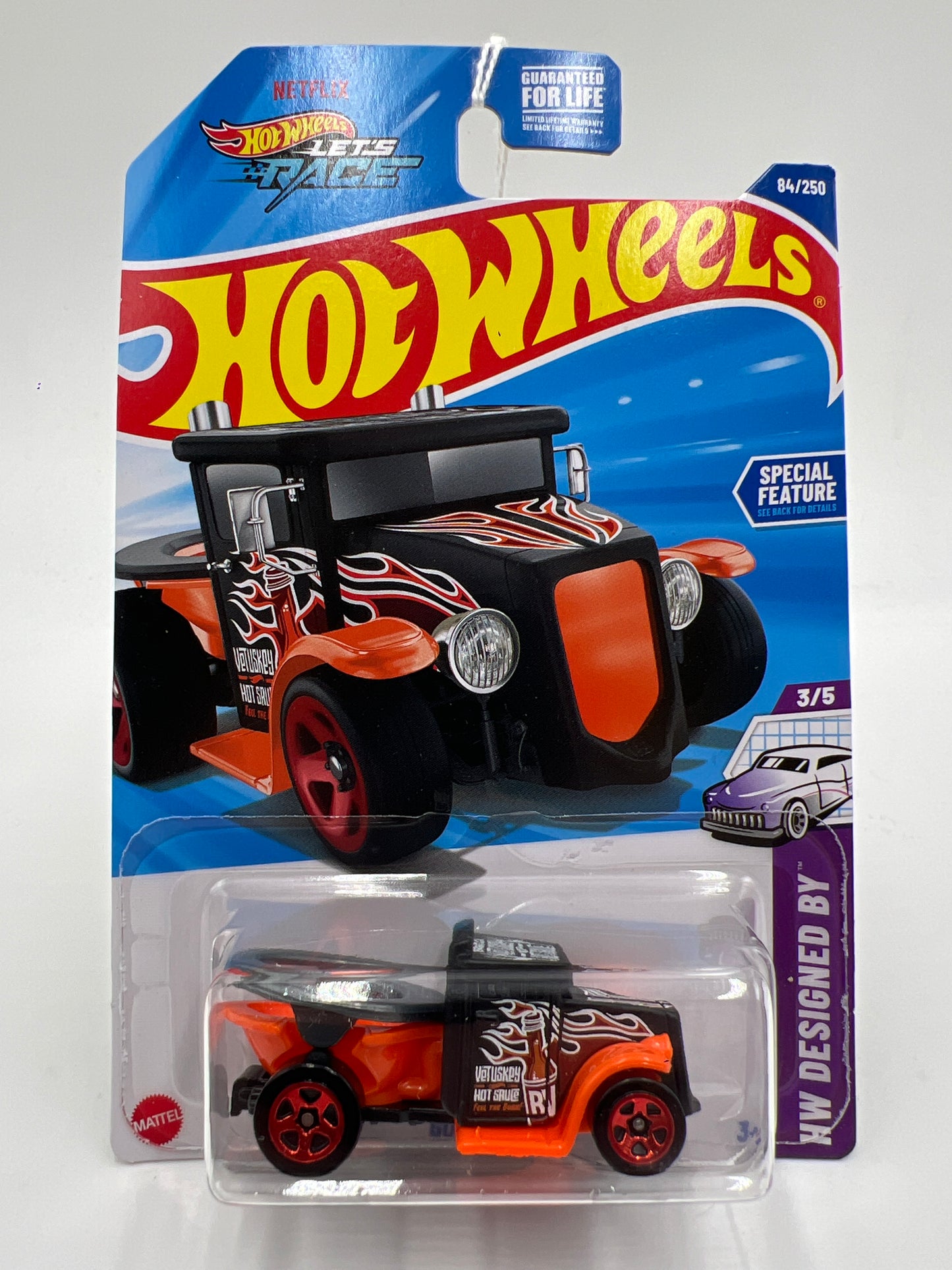 2025 Hot Wheels C Case #84 Gotta Go Black/Orange 115G