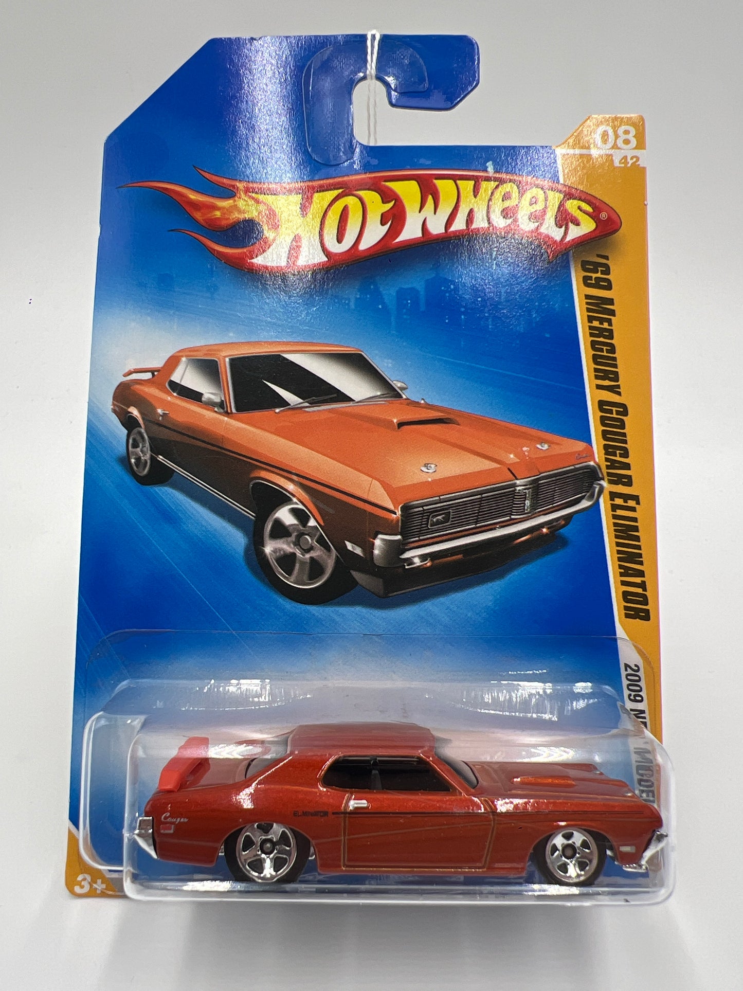 2009 Hot Wheels New Models #8 69 Mercury Cougar Eliminator Orange 56G