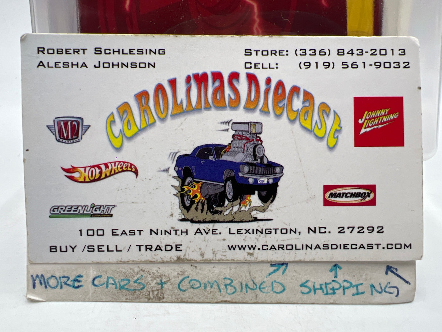 Johnny Lightning Small Card Galactic Cruiser W/Protector