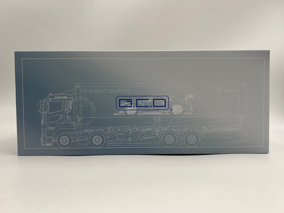 GCD 1/64 Scale Gunmatsusyo #635 LB Trucks Liberty Walk Mitsubishi Fuso Super Great