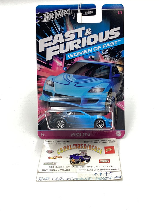 2024 Hot wheels fast and furious Women of Fast Mazda RX-8 2/5 152G