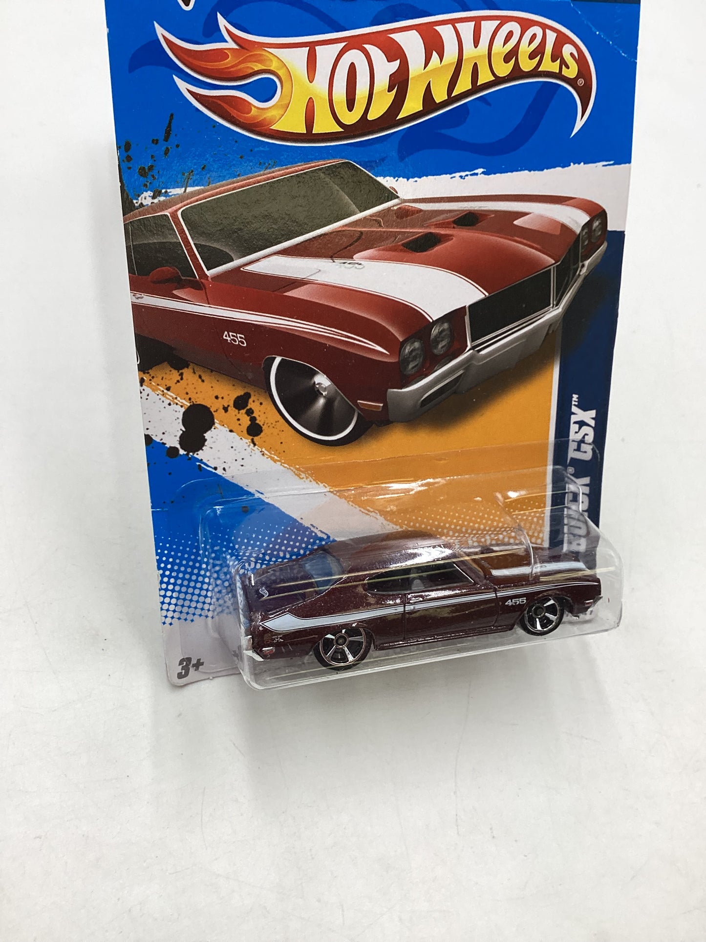 2012 Hot Wheels #109 70 Buick GSX Maroon 56G