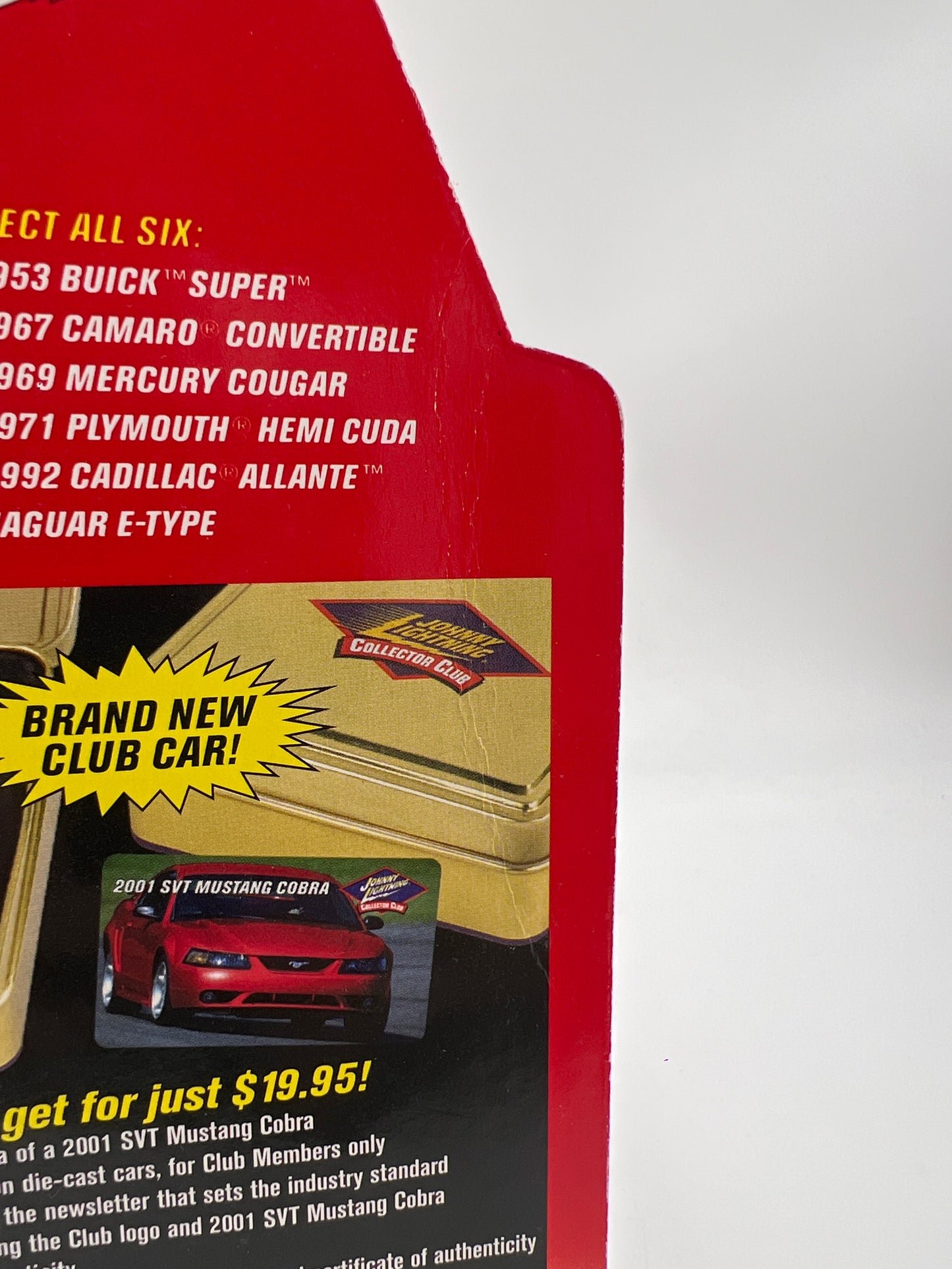 Johnny Lightning Ragtops 1967 Camaro Convertible Gold 220F