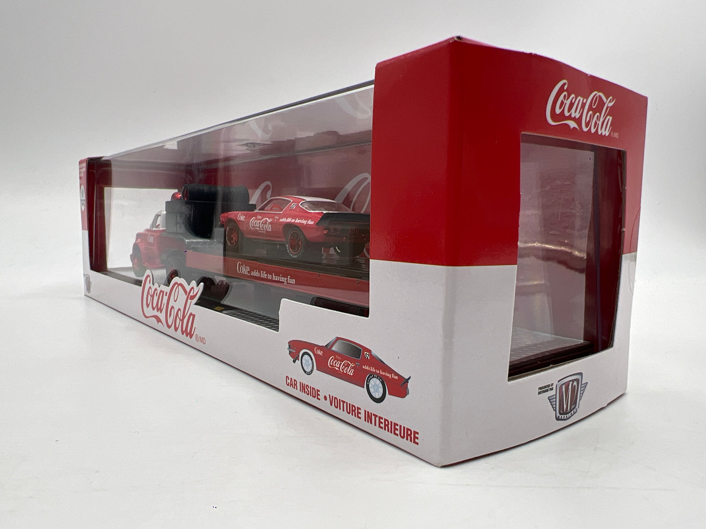 M2 Machines Auto Haulers CHASE Coca Cola 1970 Chevrolet C60 Truck & 1971 Chevrolet Camaro SS 396 RC02