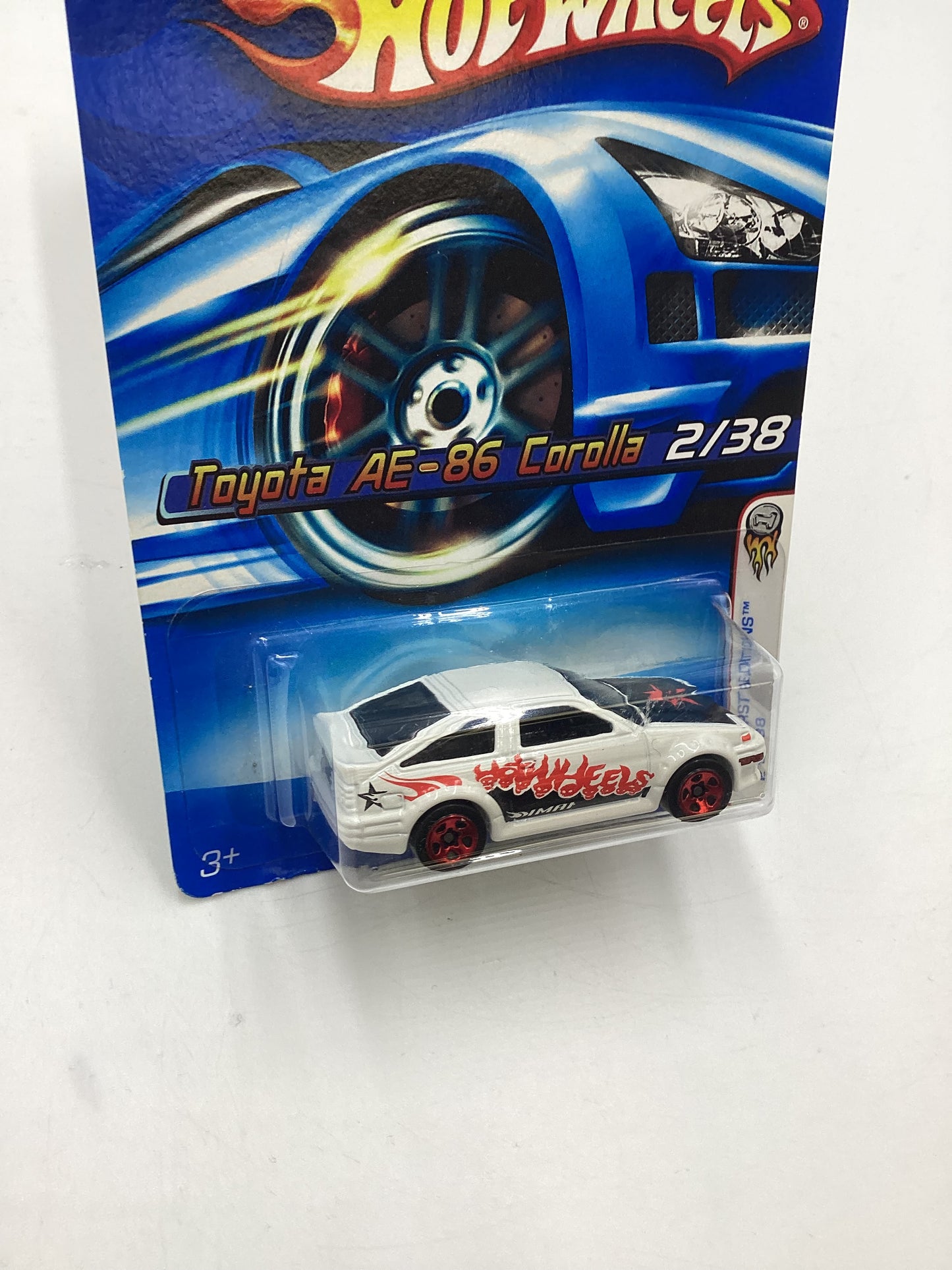 2006 Hot Wheels First Editions #2 Toyota AE-86 Corolla White 93D