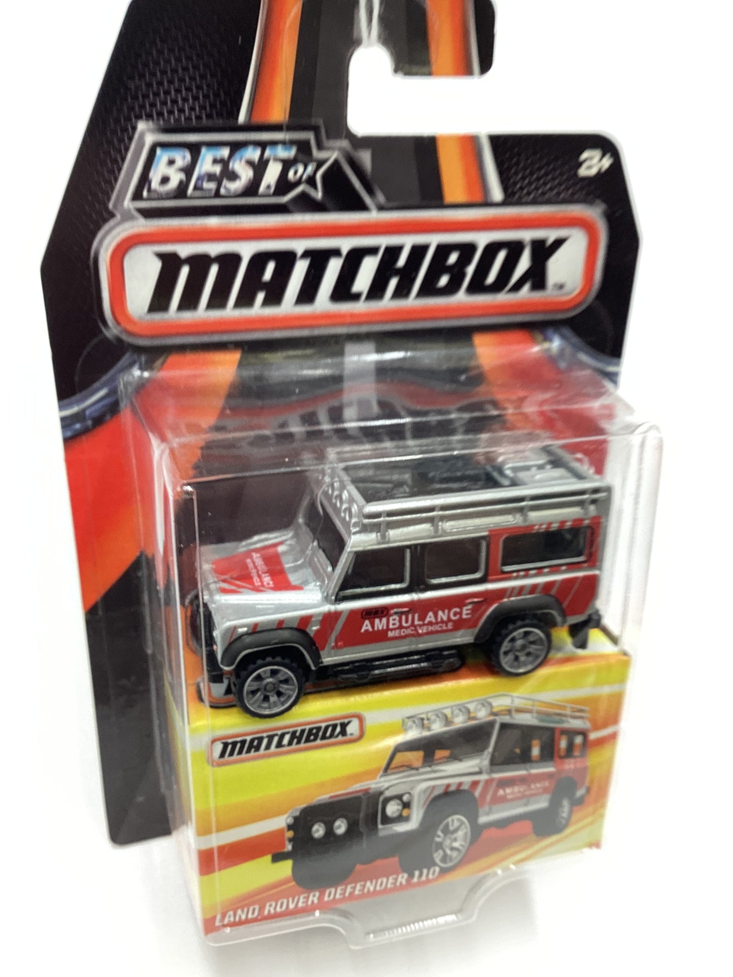 2016 Matchbox Best of Matchbox Land Rover Defender 110 Ambulance 172C
